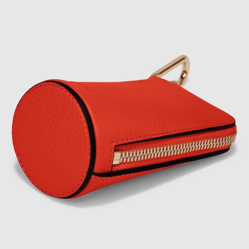 Red ECCO Textureblock Key Pouch 910582891033 | Ecco