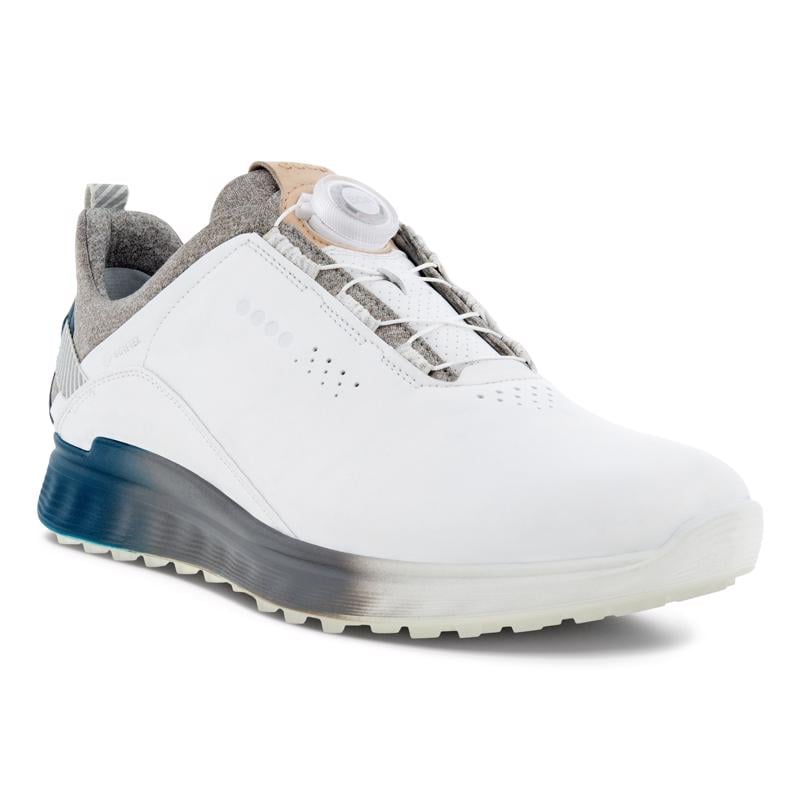 Beyaz ECCO M Golf S-Three Golf Shoe | Ecco