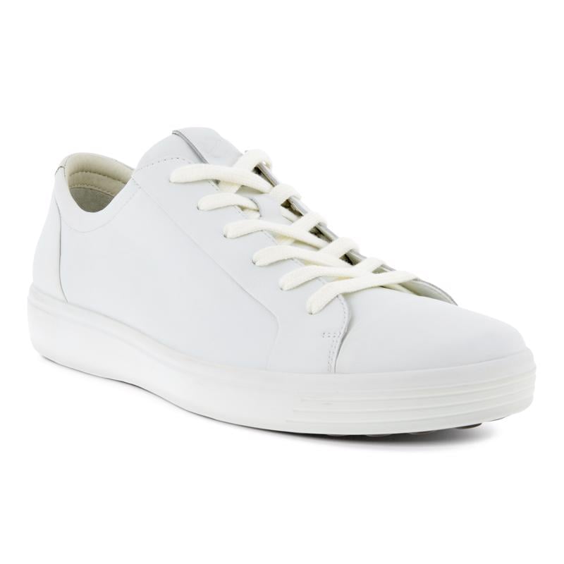 White ECCO SOFT 7 M WHITE