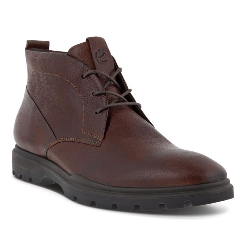 ECCO Citytray Avant Chukka Mens Size EU 46‎ US 12-12.5 Mocha Leather Boots - NEW ECCO Men main image 3