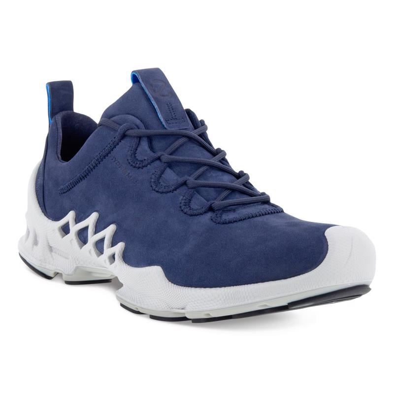 ECCO BIOM AEX Luxe HYDROMAX Leather Supportive Men’s Trainer Night Sky EU 40 Amazon.com | ECCO Men main image 2