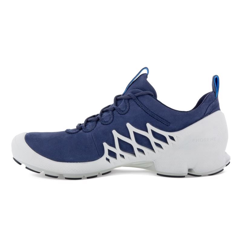 ECCO BIOM AEX Luxe HYDROMAX Leather Supportive Men’s Trainer Night Sky EU 40 Amazon.com | ECCO Men main image 3
