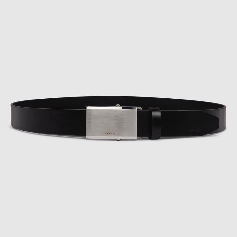 Black ECCO Belts Italian Adjust