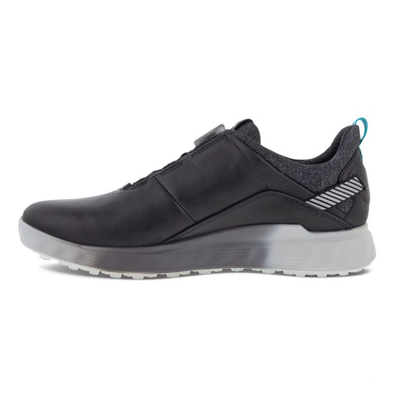 Black ECCO M Golf S-Three Golf Shoe | ECCO Türkiye