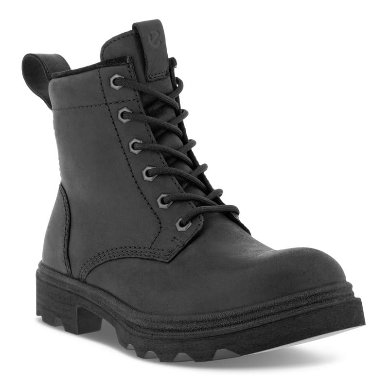 Black ECCO GRAINER W 6IN BOOT WP