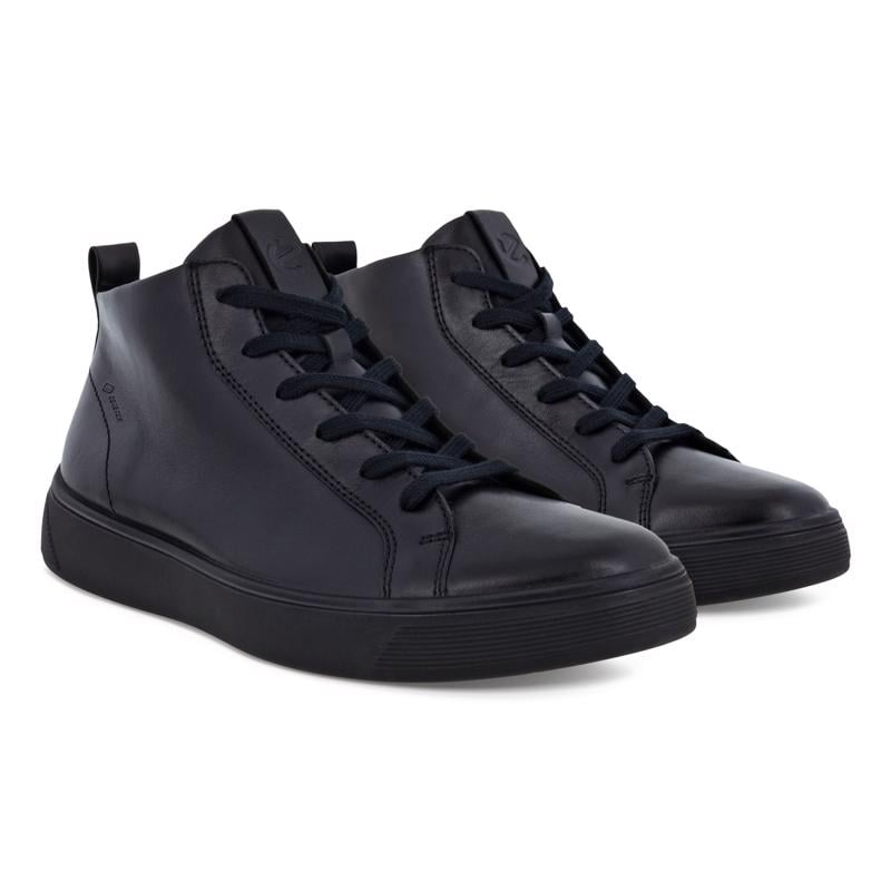 Siyah ECCO STREET TRAY M Mid-cut Boo | Ecco