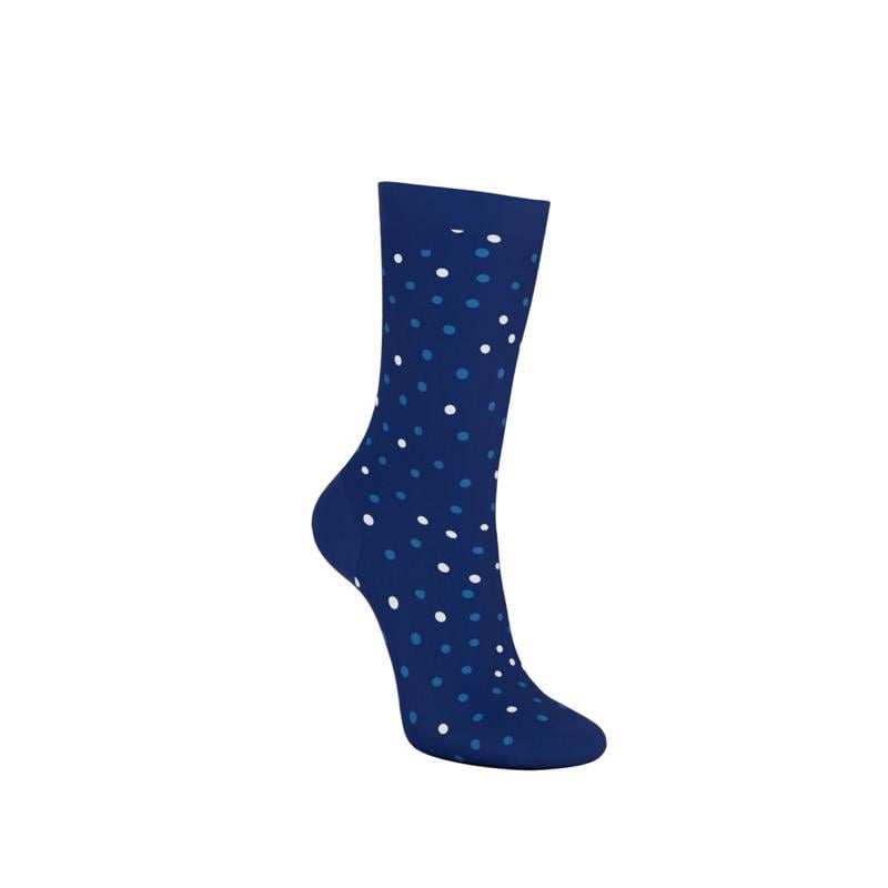 Navy ECCO Classic Dotted Mid-Cut