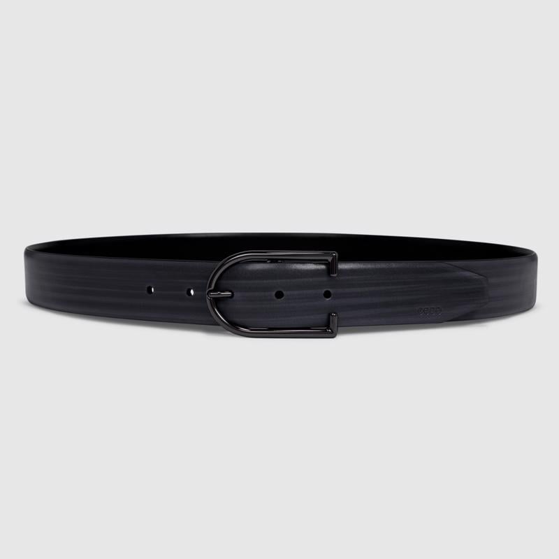 Black ECCO Belts Formal Reverse