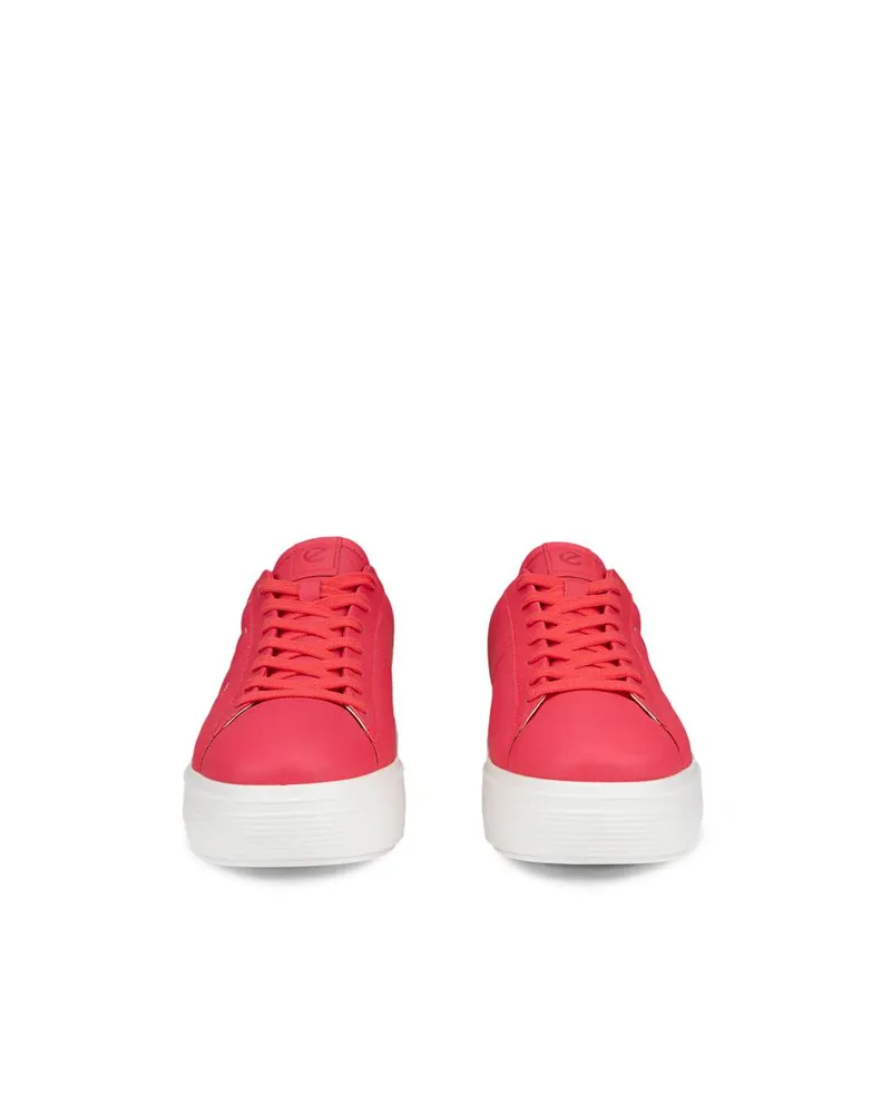 Red ECCO STREET PLATFORM W Teaberry