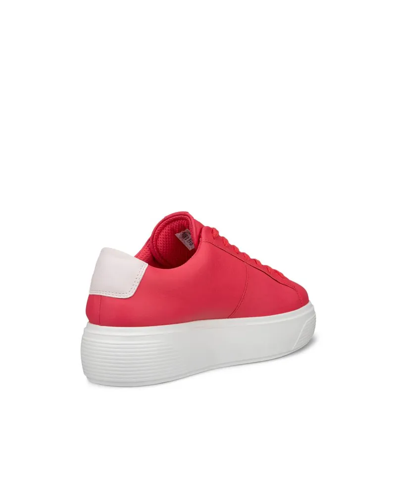 Red ECCO STREET PLATFORM W Teaberry