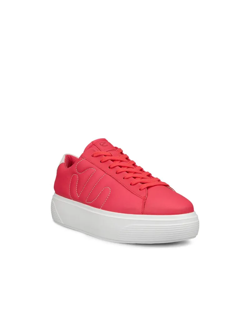 Red ECCO STREET PLATFORM W Teaberry