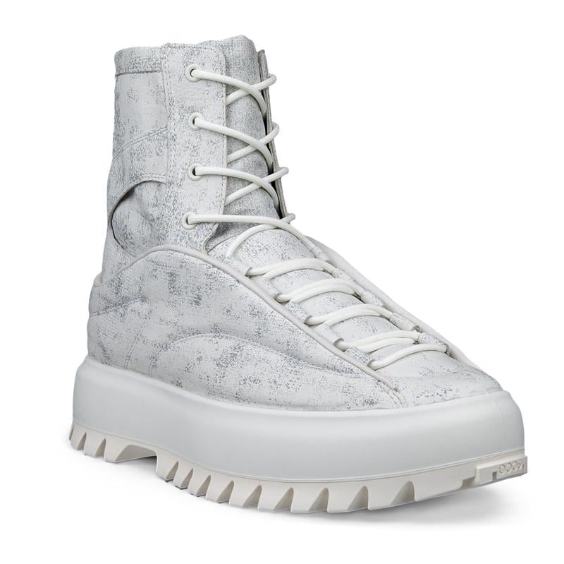 White ECCO Street Ace RAL7000 M White