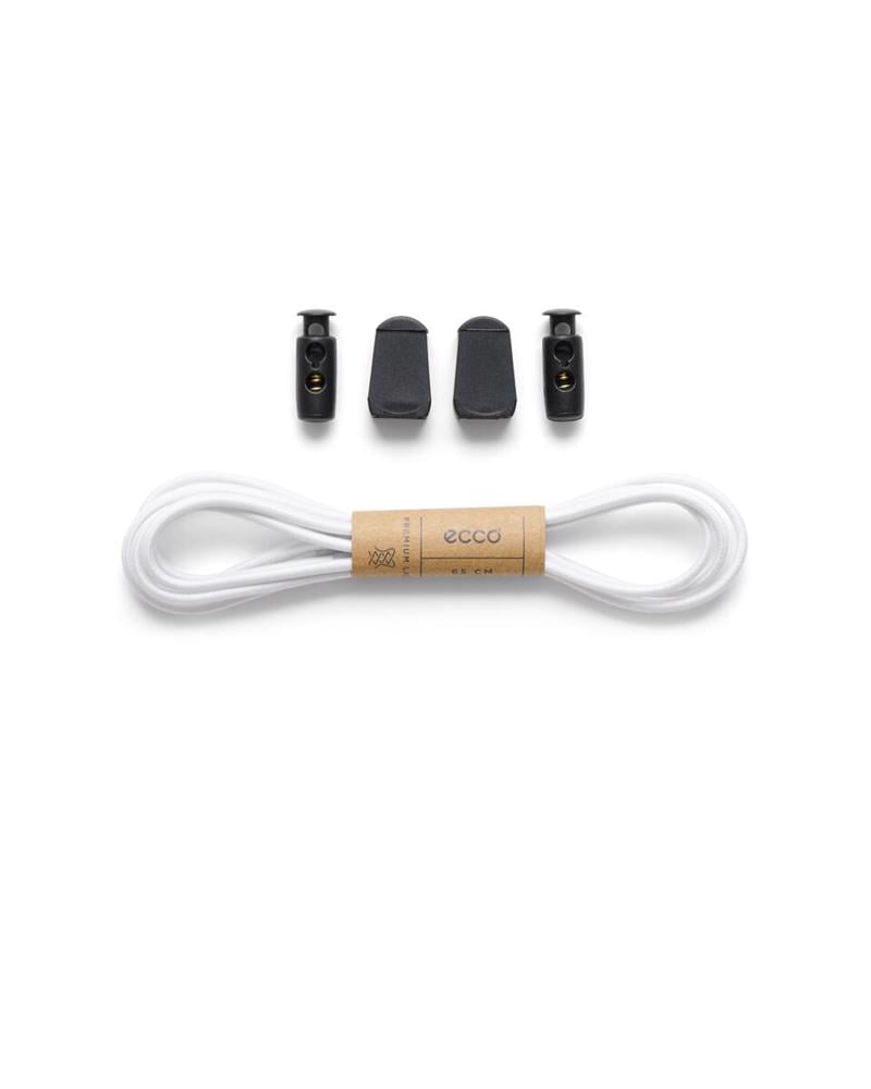 White ECCO Laces WHITE