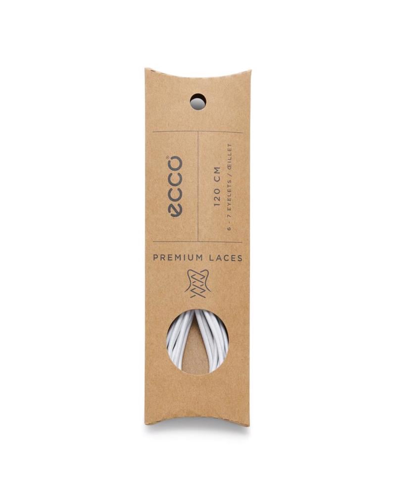 White ECCO Laces WHITE