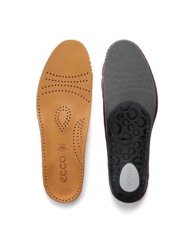 Brown Leather Inlay Soles LION