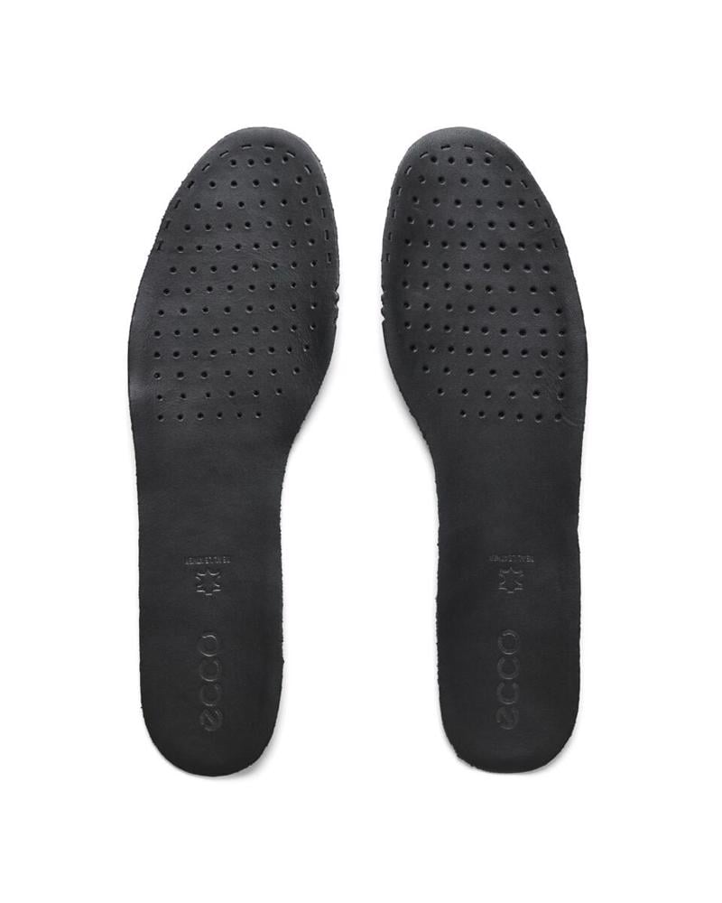 Black Leather Inlay Soles BLACK