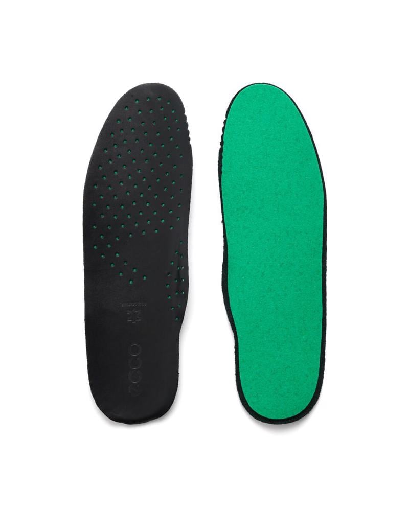 Black Leather Inlay Soles BLACK