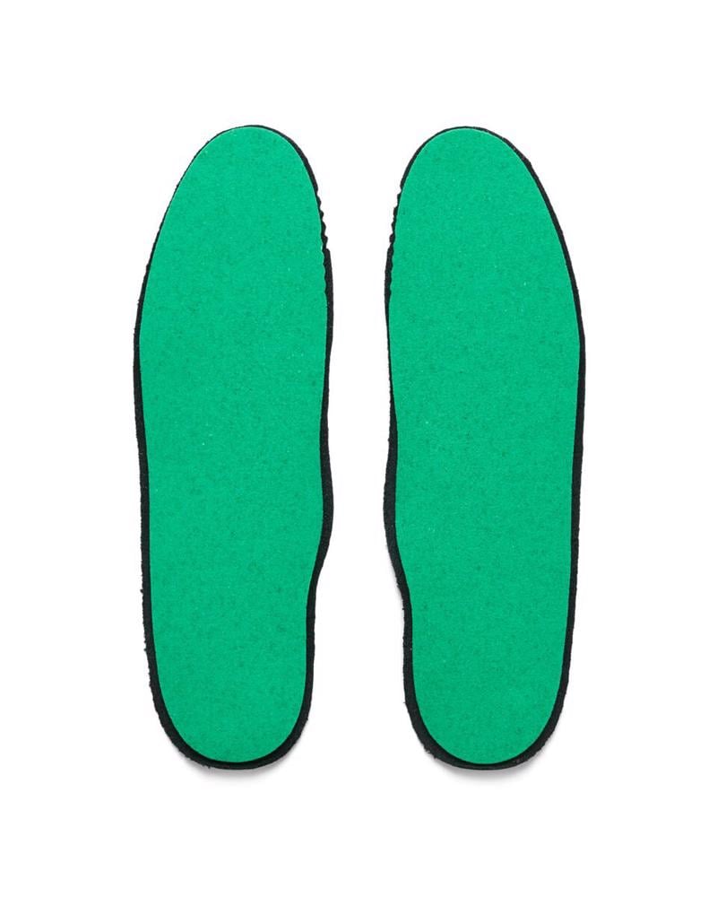Black Leather Inlay Soles BLACK