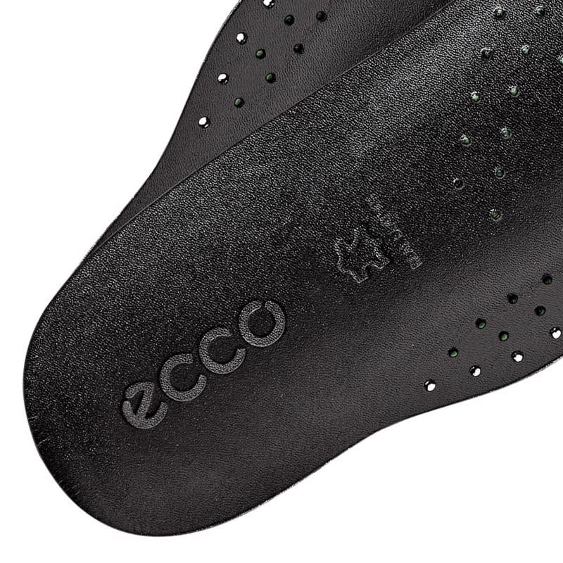 Black Leather Inlay Soles BLACK