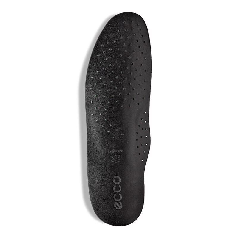 Black Leather Inlay Soles BLACK