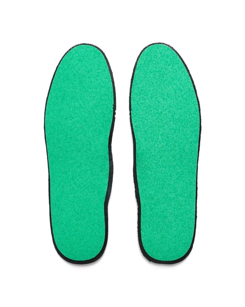 Black Leather Inlay Soles BLACK