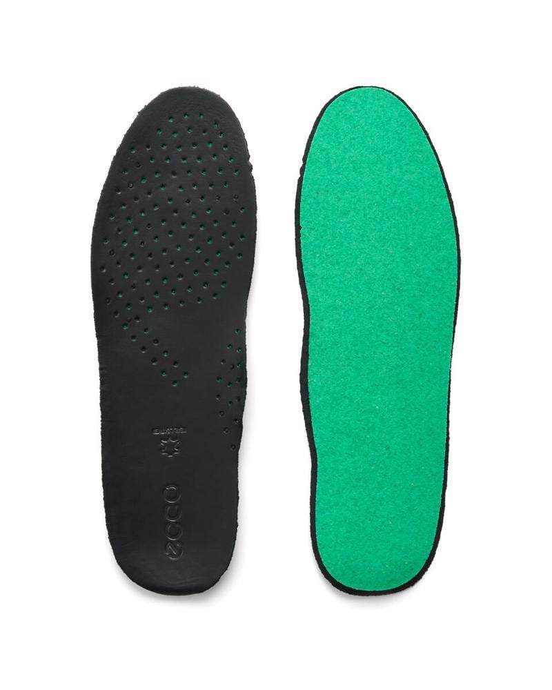 Black Leather Inlay Soles BLACK