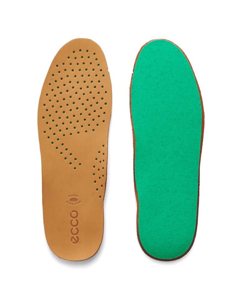 Brown Leather Inlay Soles LION