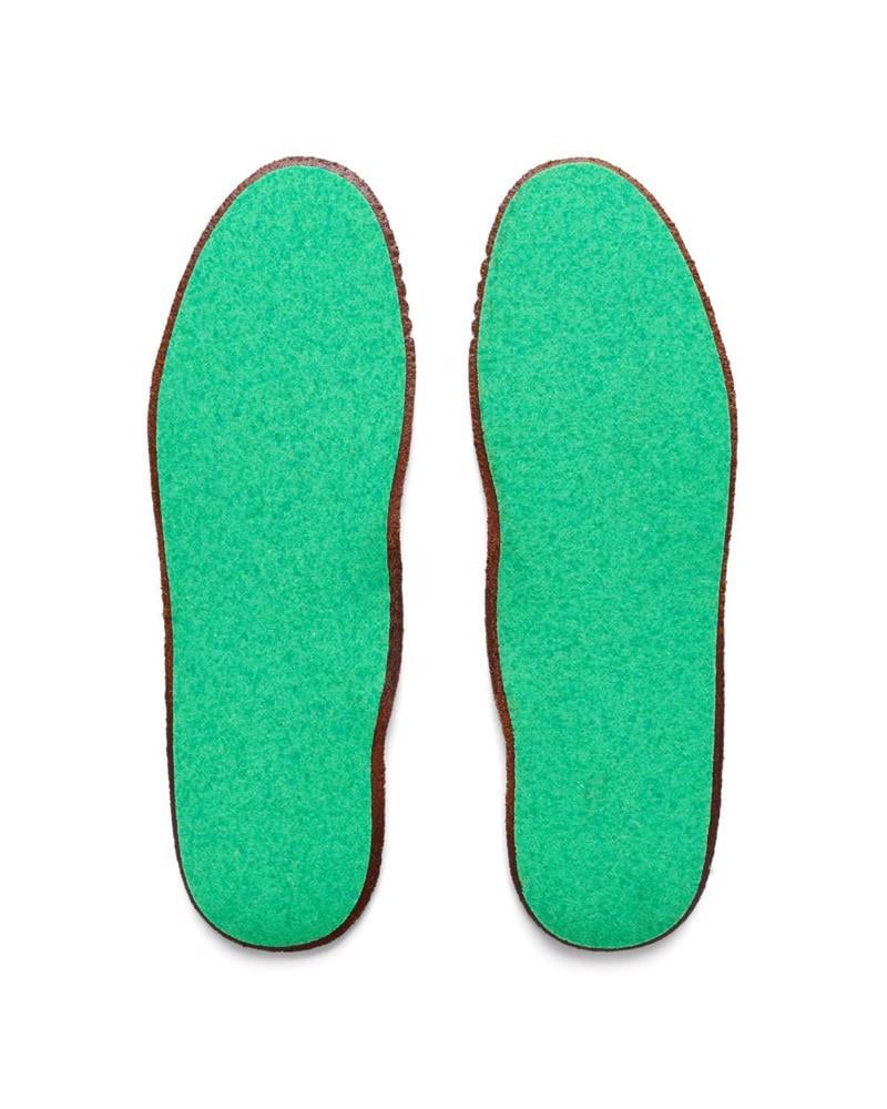 Brown Leather Inlay Soles LION