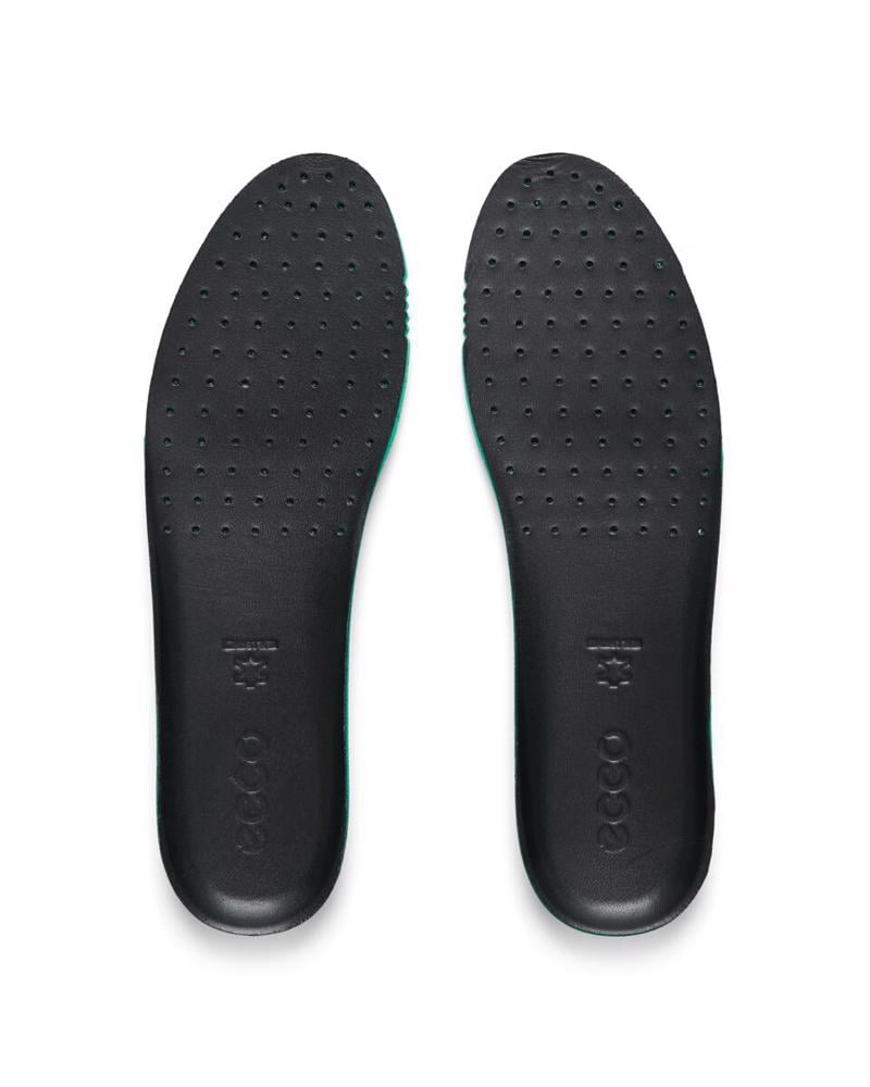 Black Leather Inlay Soles BLACK