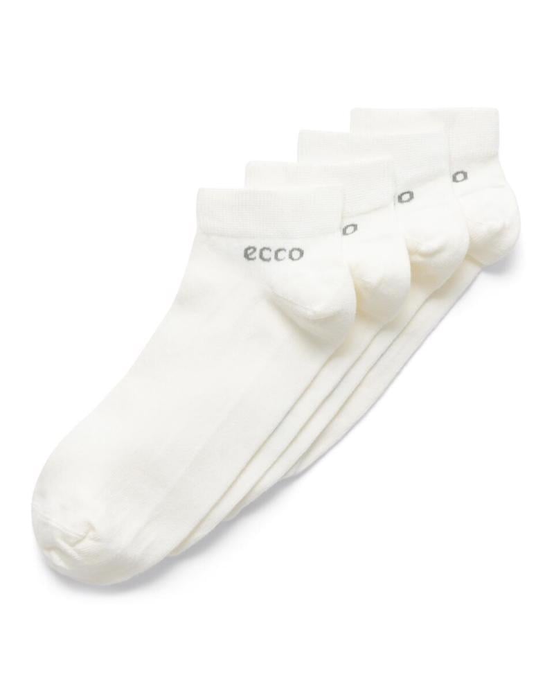 White ECCO Classic Longlife Low Cut