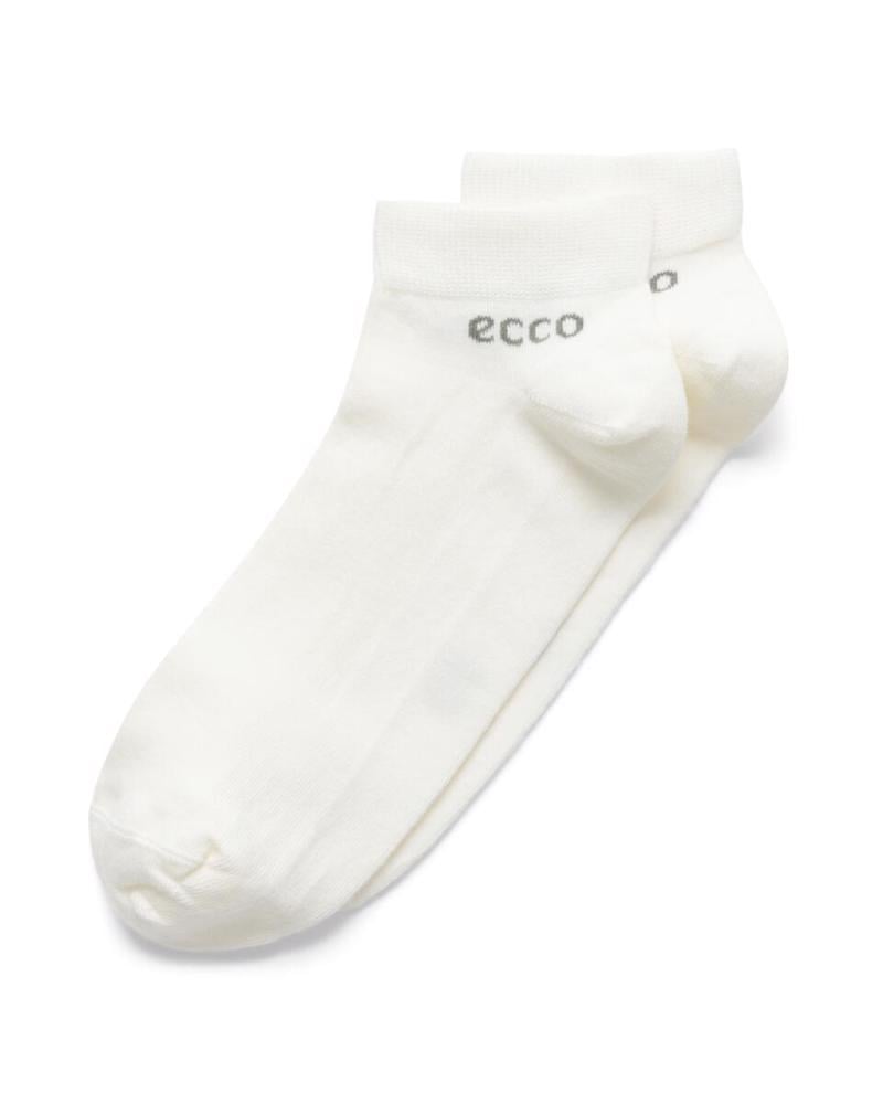 White ECCO Classic Longlife Low Cut