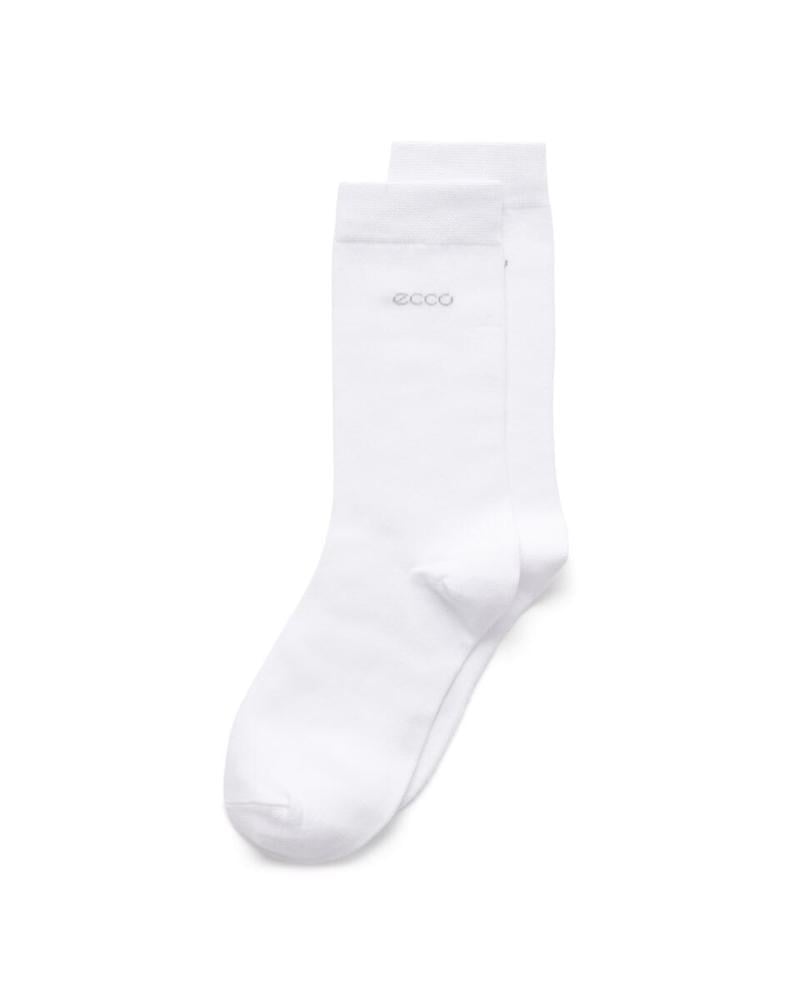 White ECCO Classic Mid Cut 5-Pack