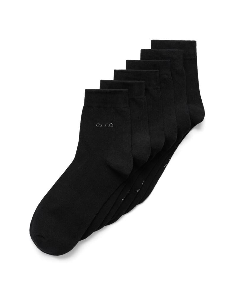 Black ECCO Classic Ankle Cut 3-Pack