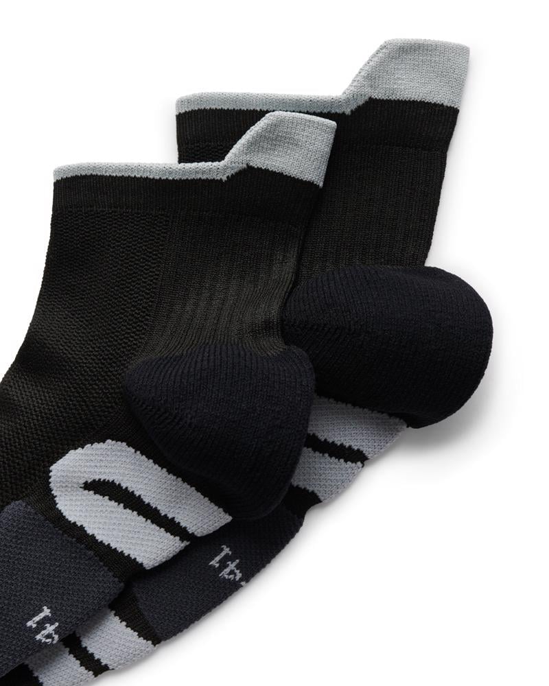 Black ECCO Tech Tour Lite Ankle-Cut