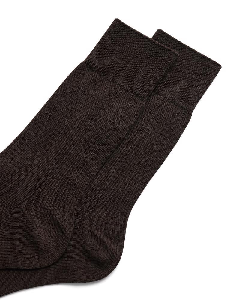 Brown ECCO Classic Ribbed Mid-Cut