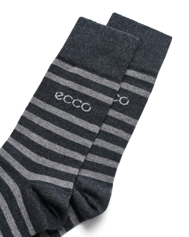 Gri ECCO Classic Stripe Mid Cut