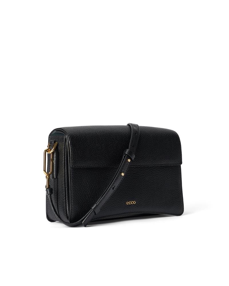 Siyah ECCO Pinch Bag L Pebbled Leather | Ecco