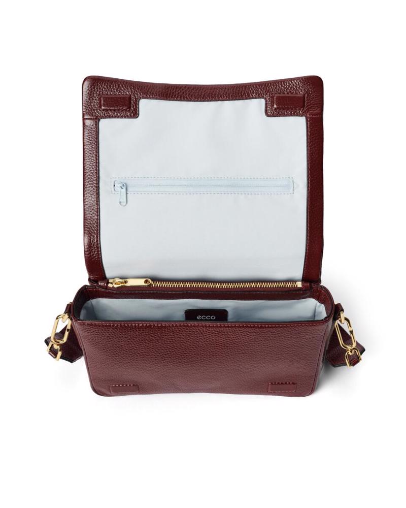 ココ Kırmızı ECCO Pinch Bag L Soft Shine Pebbled | Ecco