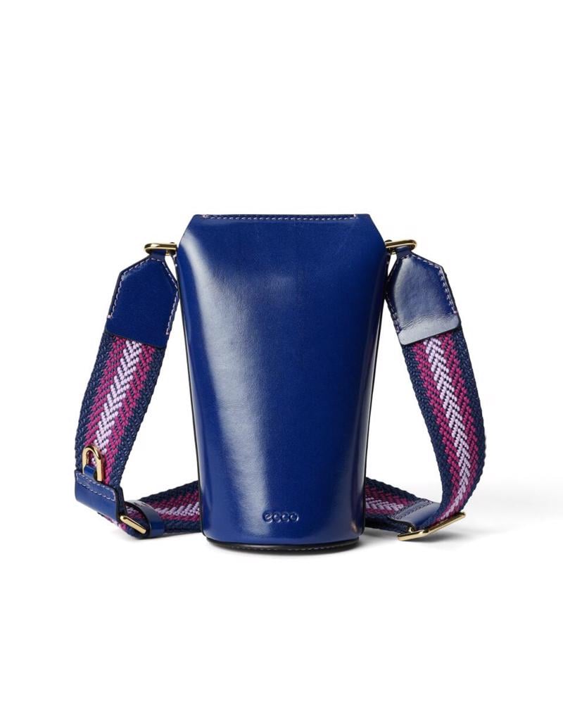Blue ECCO Pot Bag Virgo Leather