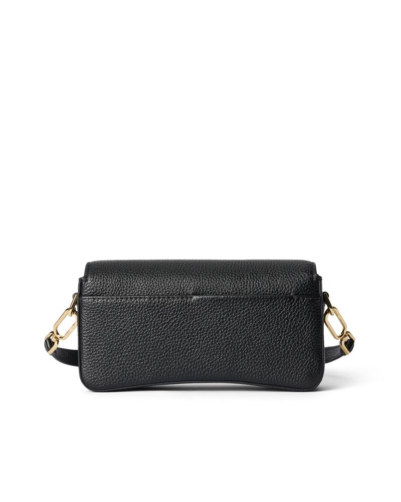 Black ECCO Pinch Bag S Pebbled Leather Bag