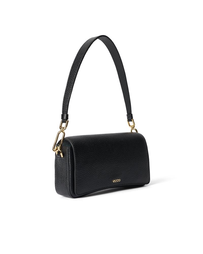 Black ECCO Pinch Bag S Pebbled Leather Bag