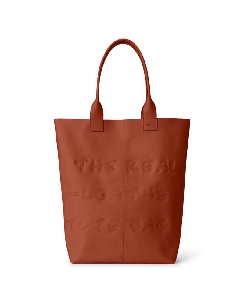 Red ECCO Tote Real Leather