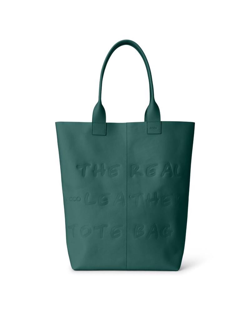 Green ECCO Tote Real Leather