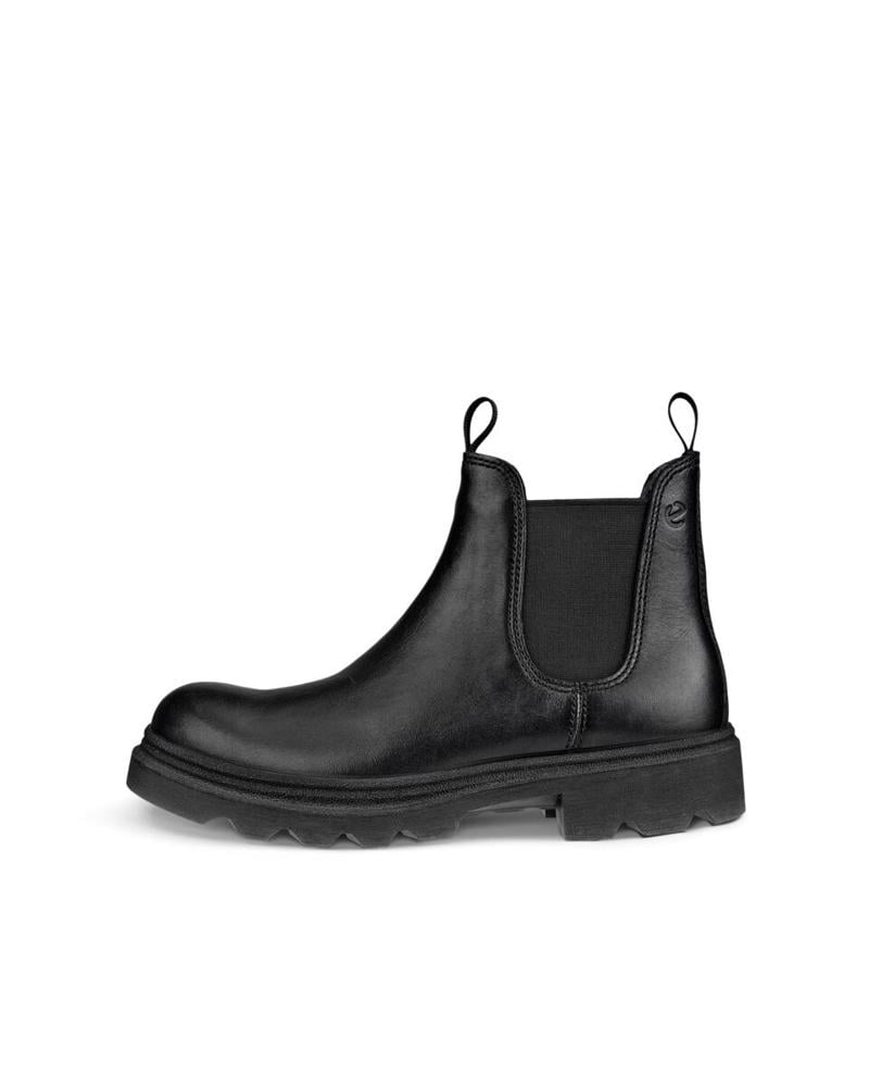 Black ECCO GRAINER M CHELSEA BOOT