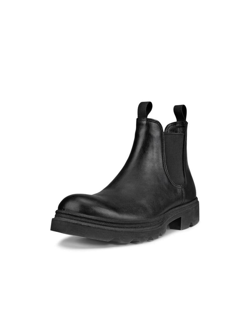 Black ECCO GRAINER M CHELSEA BOOT