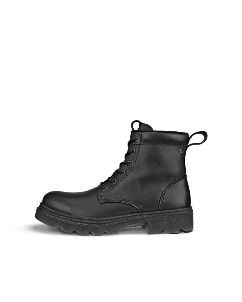 Black ECCO GRAINER M 6IN BOOT WARM