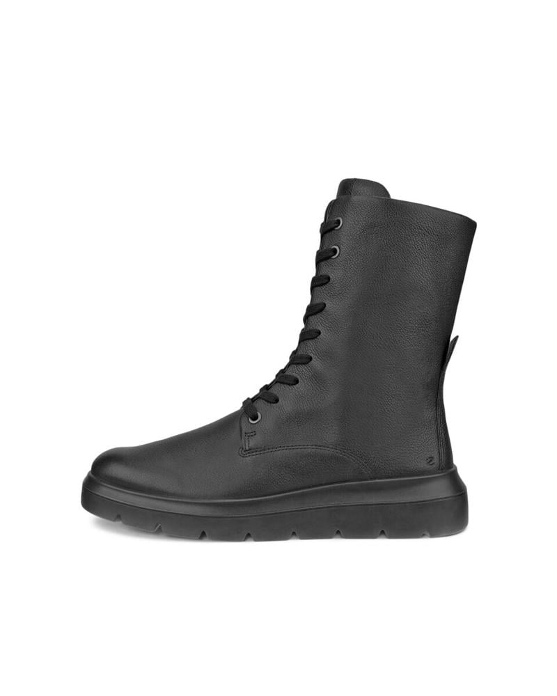Black ECCO NOUVELLE Mid-cut Boot