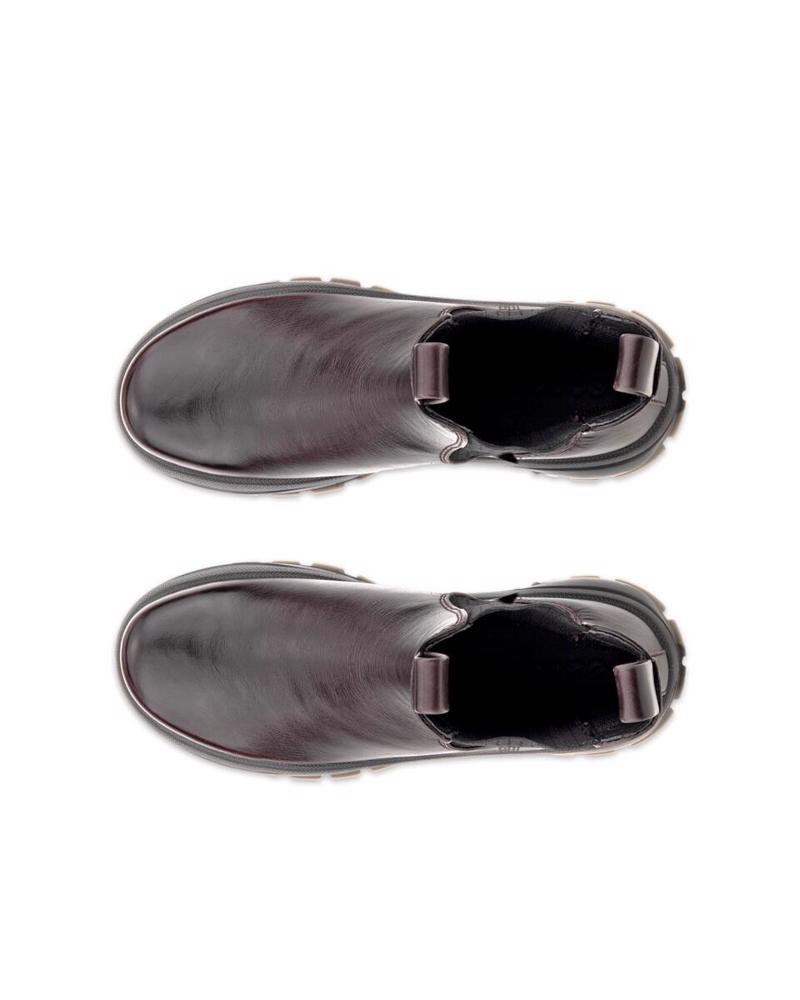 Brown ECCO Track 30 W Garnet