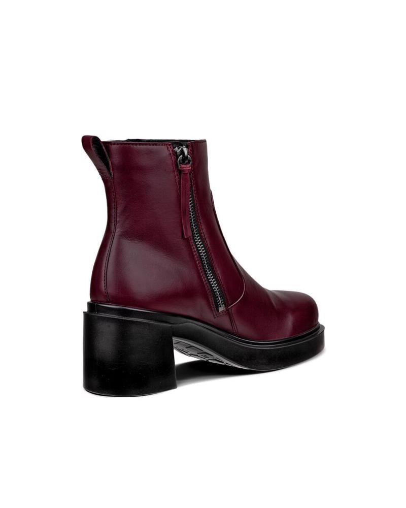 Red ECCO Metropole Seoul 45 W Dark Ruby