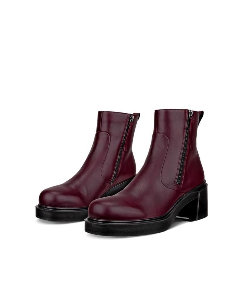 Red ECCO Metropole Seoul 45 W Dark Ruby